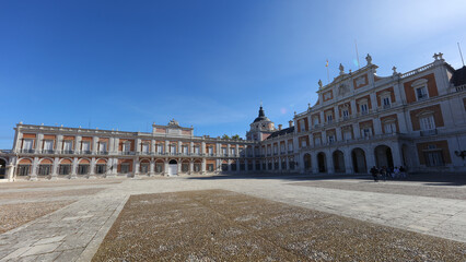 Fototapeta na wymiar Palacio Real, Aranjuez, Madrid, España