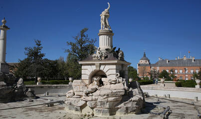 Fuente de Hércules y Anteo, Aranjuez, Madrid, España