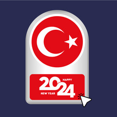 happy new year Türkiye 2024