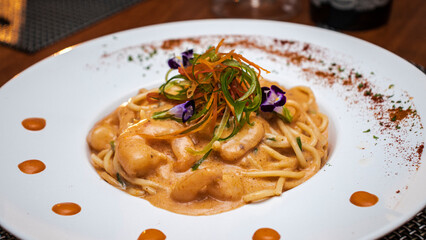 Comida de restaurante italiano