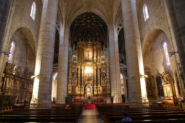 Fototapeta na wymiar Concatedral de Santa María de la Redonda, Logroño, La Rioja, España