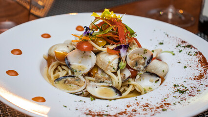 Comida de restaurante italiano