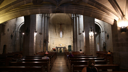 Fototapeta na wymiar Concatedral de Santa María de la Redonda, Logroño, La Rioja, España