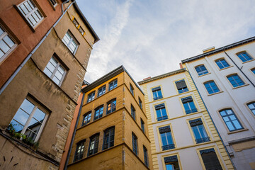 Dans les rues du Vieux Lyon, quartier Saint Jean