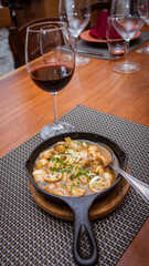 Comida de restaurante italiano