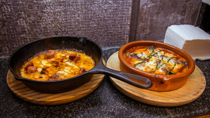 Comida de restaurante italiano