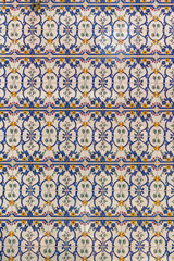 portugalskie kolorowe kafle ceramiczne - tło graficzne