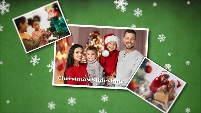 Christmas Holiday Photo Collection Template