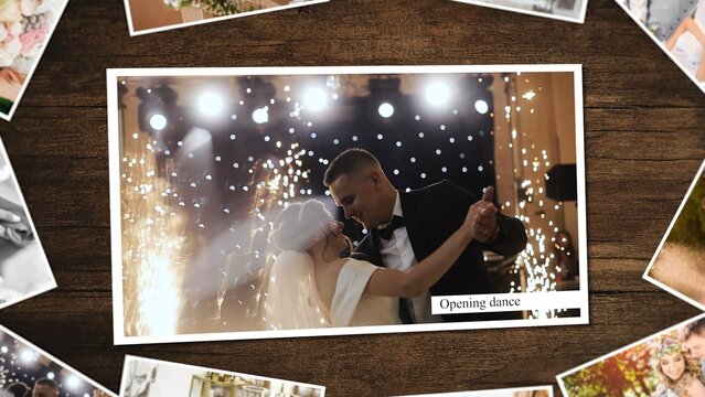 Beautiful Wedding Recap Picture Slideshow Template