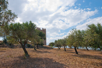 Athens, Greece / September 2023: Thirteenth century Frankish tower of the De LaRoche monarch in...
