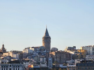 Obraz premium galata tower and city of istanbul landscape