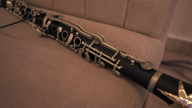 Duduk, Armenian musical instrument. High quality 4k footage