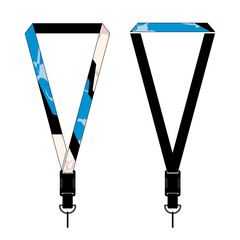 Lanyard Template Design For Company