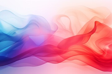 Abstract wallpaper with pleasant colors and smoky gradient. Generative AI - obrazy, fototapety, plakaty