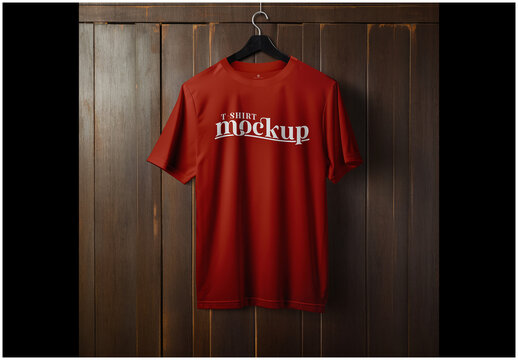 T-Shirt on Hanger - Crew Neck