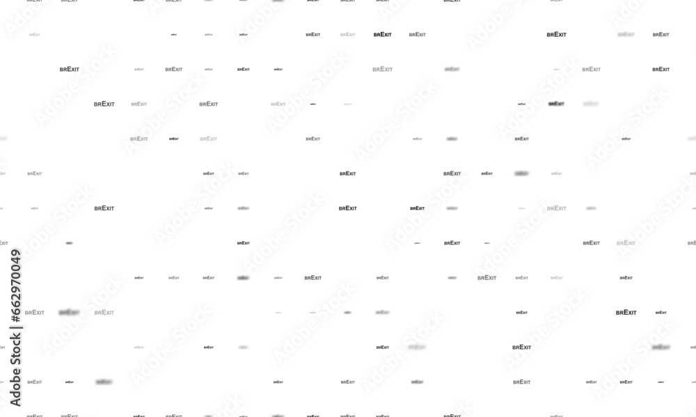 Aufkleber seamless background pattern of evenly spaced black brexit symbols of different sizes and opacity. ve