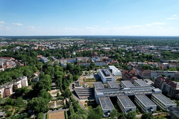 Obraz premium Brandenburg, Blick von der Friedenswarte nach Süden 2023