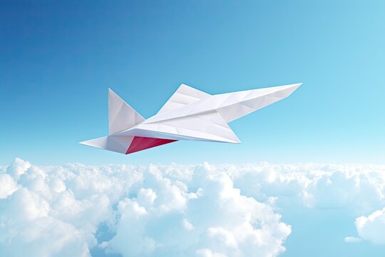 Paper Airplane Stationery Store Flyer: Transforming a Simple, Creative Design, generative AI