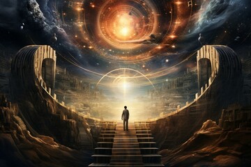 Endless possibilities: the law of attraction and the constant cycle of destruction and rebirth in our world. Generative AI