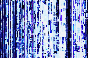 Abstract glitch digital elements background
