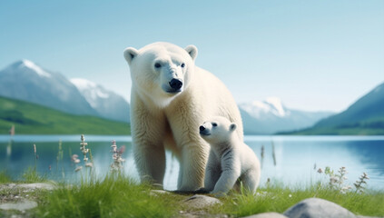 Arctic wildlife animals cold nature bear winter