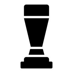 Tamper black solid glyph icon