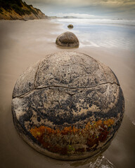 Moeraki boulders