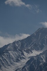 The line cover in snow