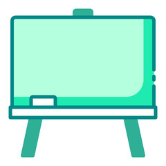 Blackboard green color icon