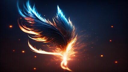 Ember Feather Background