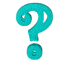 Symbol made of menthol cubes.