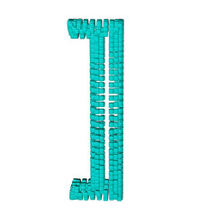 Symbol made of menthol cubes.