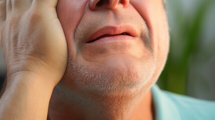 A patient with a musky, sweet body odor due to a medical condition that causes excessive sweating.