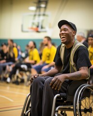 The quadriplegic athlete sat on the sidelines of the basketball court, his eyes following the movements of his teammates on the court. While he was no longer able to play the sport he loved,
