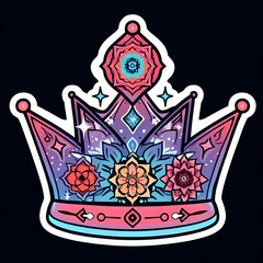Crown chakra sticker 