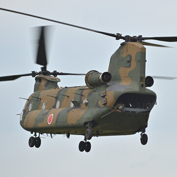 輸送ヘリCH-47J Chinook（チヌーク）、陸上自衛隊