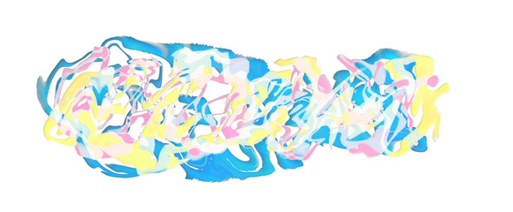 切り絵風　マーブリング　背景素材