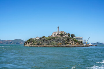 Alcatraz Island, San Francisco, California. Former penitentiary, The Rock. San Francisco,...