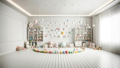Cozy Baby Room with Toys and Cute Decor

