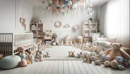 Cozy Baby Room with Toys and Cute Decor

