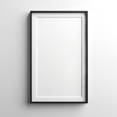 Blank picture frame for mockup