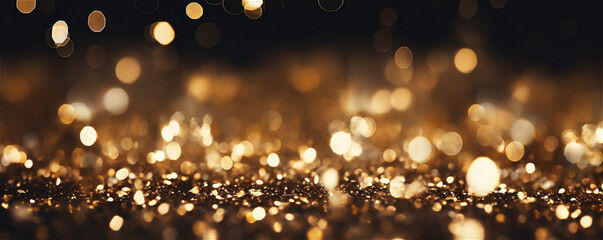 glitter defocused abstract Twinkly Lights Christmas Background. - obrazy, fototapety, plakaty