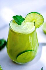 Bebida limonada refrescante, saludable