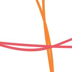 Red orange lines abstract background 