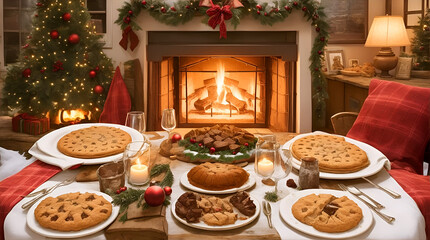 Fototapeta premium Splendid Christmas Dinner