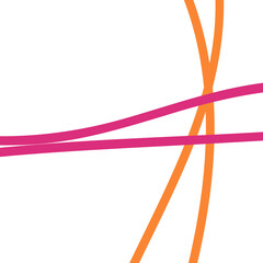 Red orange lines abstract background 