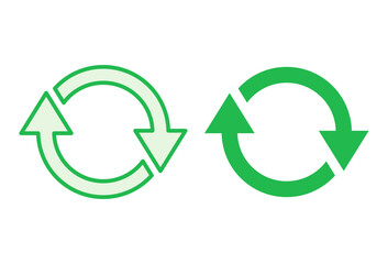 Refresh icon set. Reload icon vector. Update icon.