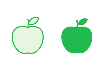 Apple icon set. Apple vector icon. apple symbols for your web design.