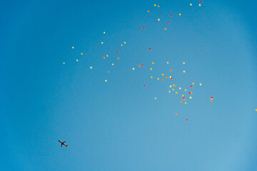 blue sky with clouds