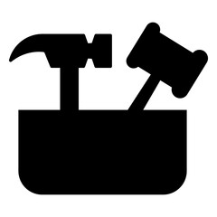 tool box, hammer, mallet, tool set, appliance